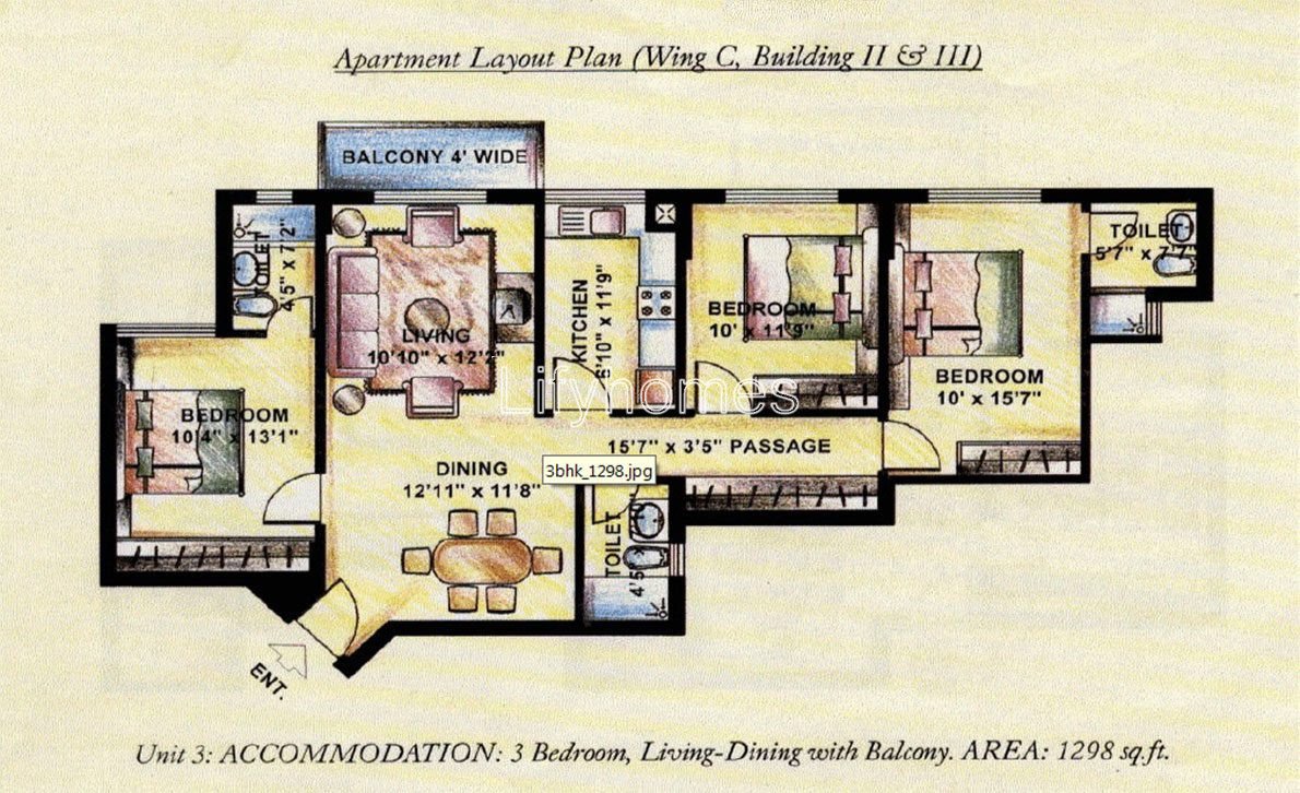 2 BHK Flat/Apartment For Rent in DLF Princeton Estate, Sector 53, Dlf Club drive Dlf Phase 5, Gurgaon — photo 3