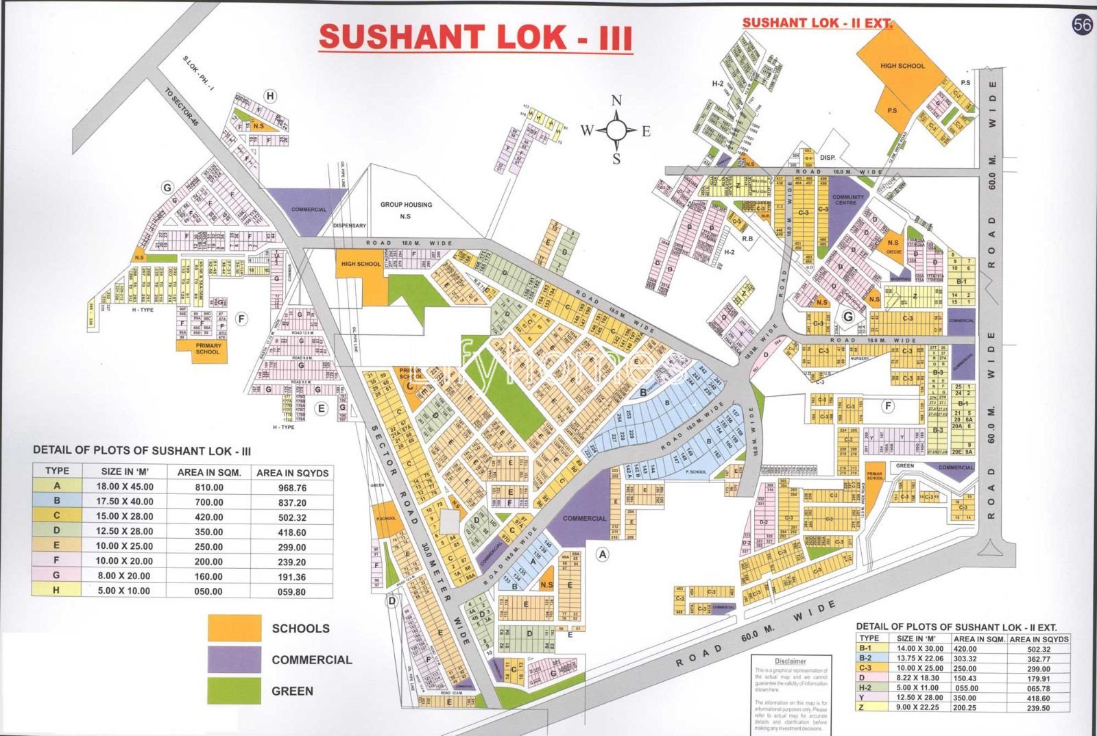 Plot For Sale in Sushant Lok Phase 3, Gurgaon